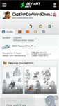 Mobile Screenshot of captinadaweirdones.deviantart.com