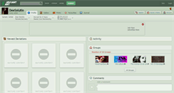 Desktop Screenshot of deesolutio.deviantart.com