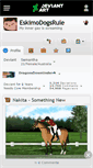 Mobile Screenshot of eskimodogsrule.deviantart.com