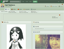 Tablet Screenshot of i-barf-rainbows.deviantart.com