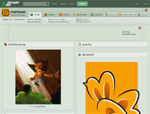 Tablet Screenshot of markosaz.deviantart.com