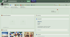 Desktop Screenshot of milkaffc.deviantart.com
