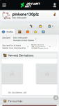 Mobile Screenshot of pinkone130plz.deviantart.com