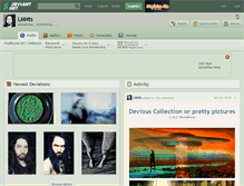Tablet Screenshot of lmnts.deviantart.com