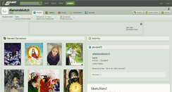 Desktop Screenshot of diamondsketch.deviantart.com