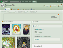 Tablet Screenshot of diamondsketch.deviantart.com