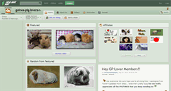 Desktop Screenshot of guinea-pig-lovers.deviantart.com