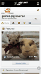 Mobile Screenshot of guinea-pig-lovers.deviantart.com