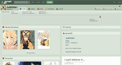 Desktop Screenshot of judepotter.deviantart.com