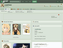 Tablet Screenshot of judepotter.deviantart.com