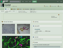 Tablet Screenshot of nixeatlatl.deviantart.com