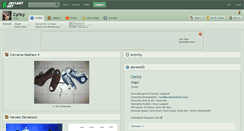 Desktop Screenshot of cyricy.deviantart.com