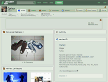 Tablet Screenshot of cyricy.deviantart.com