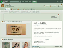 Tablet Screenshot of inasabrina.deviantart.com
