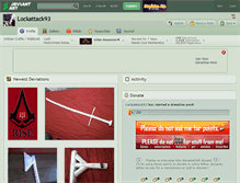 Tablet Screenshot of lockattack93.deviantart.com