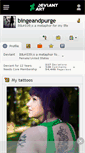 Mobile Screenshot of bingeandpurge.deviantart.com
