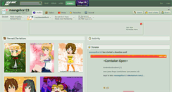 Desktop Screenshot of maangelica123.deviantart.com