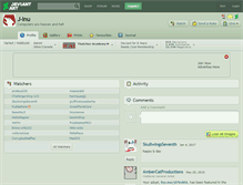 Tablet Screenshot of j-inu.deviantart.com