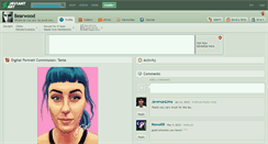 Desktop Screenshot of bearwood.deviantart.com