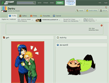 Tablet Screenshot of doriru.deviantart.com