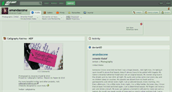 Desktop Screenshot of amandascene.deviantart.com