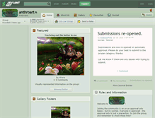 Tablet Screenshot of anthroart.deviantart.com