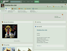 Tablet Screenshot of giratina-fan-club.deviantart.com