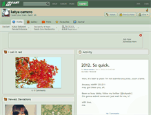 Tablet Screenshot of katya-camero.deviantart.com