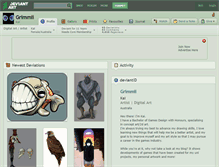 Tablet Screenshot of grimmii.deviantart.com