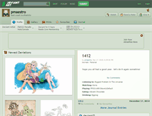 Tablet Screenshot of pmaestro.deviantart.com