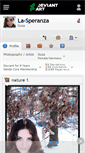 Mobile Screenshot of la-speranza.deviantart.com