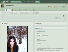Tablet Screenshot of la-speranza.deviantart.com