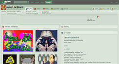 Desktop Screenshot of captain-cardboard.deviantart.com
