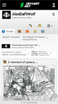 Mobile Screenshot of alexdaftwolf.deviantart.com