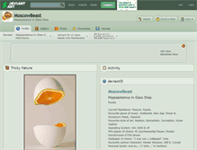 Tablet Screenshot of moscowbeast.deviantart.com