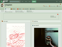 Tablet Screenshot of meingraben.deviantart.com