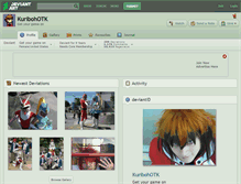 Tablet Screenshot of kuribohotk.deviantart.com