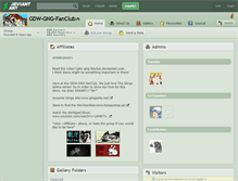 Tablet Screenshot of gdw-gng-fanclub.deviantart.com