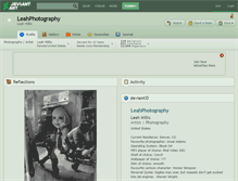 Tablet Screenshot of leahphotography.deviantart.com