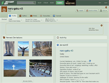 Tablet Screenshot of naru-gaku-43.deviantart.com