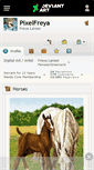Mobile Screenshot of pixelfreya.deviantart.com