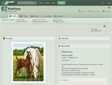Tablet Screenshot of pixelfreya.deviantart.com