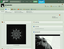 Tablet Screenshot of annaandre.deviantart.com