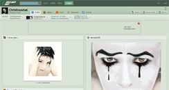 Desktop Screenshot of christineamat.deviantart.com