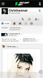 Mobile Screenshot of christineamat.deviantart.com