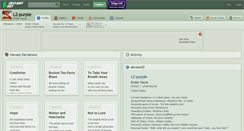 Desktop Screenshot of lz-purple.deviantart.com