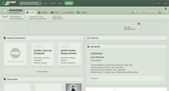 Desktop Screenshot of anonomys.deviantart.com