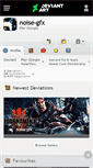 Mobile Screenshot of noise-gfx.deviantart.com