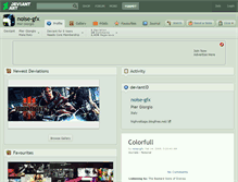 Tablet Screenshot of noise-gfx.deviantart.com