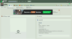 Desktop Screenshot of kidcat.deviantart.com
